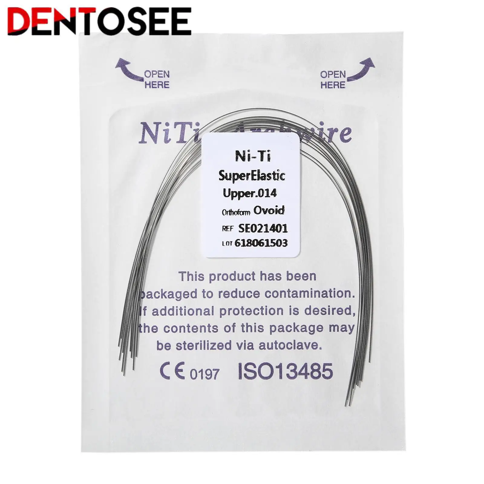 50PCS Dental Orthordontic Product NiTi Oval Arch Wires Orthodontic Dentist Material Dental Orthordontic Product