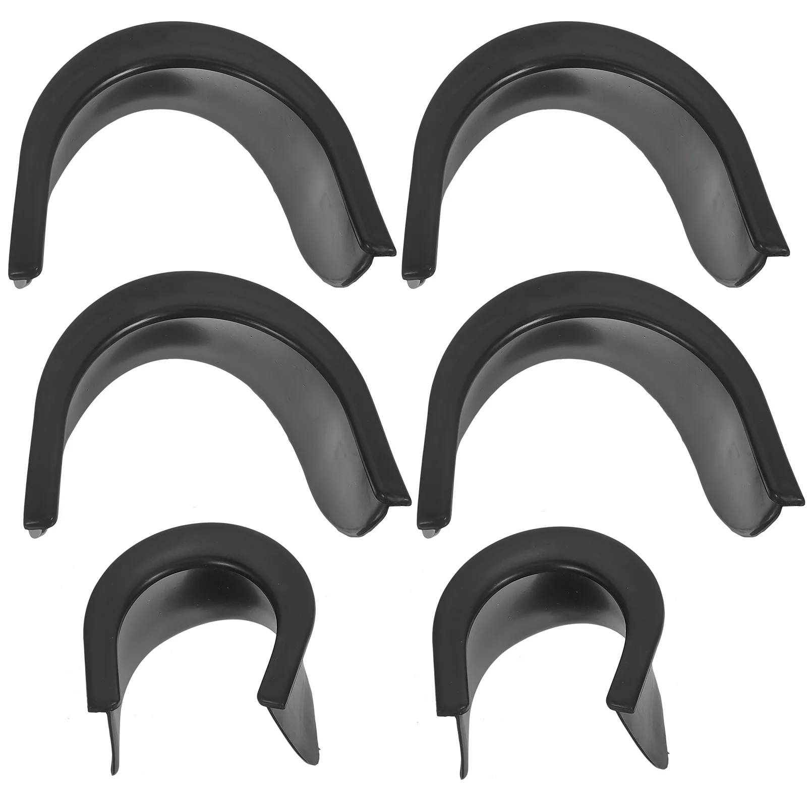 

6 Pcs Billiard Pockets Bag Mouth Protective Glue Pool Table Small Appendix