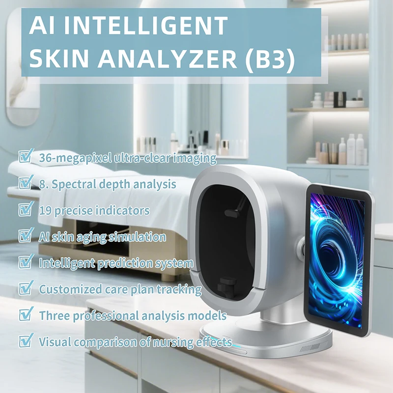 Hot Sale Facial Skin Analyzer Home Use Ai Facial Skin Analyzer  Skin Reader Analyzer
