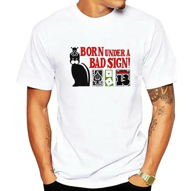 

Футболка Born Under a Bad Sign, классическая, из плотного хлопка