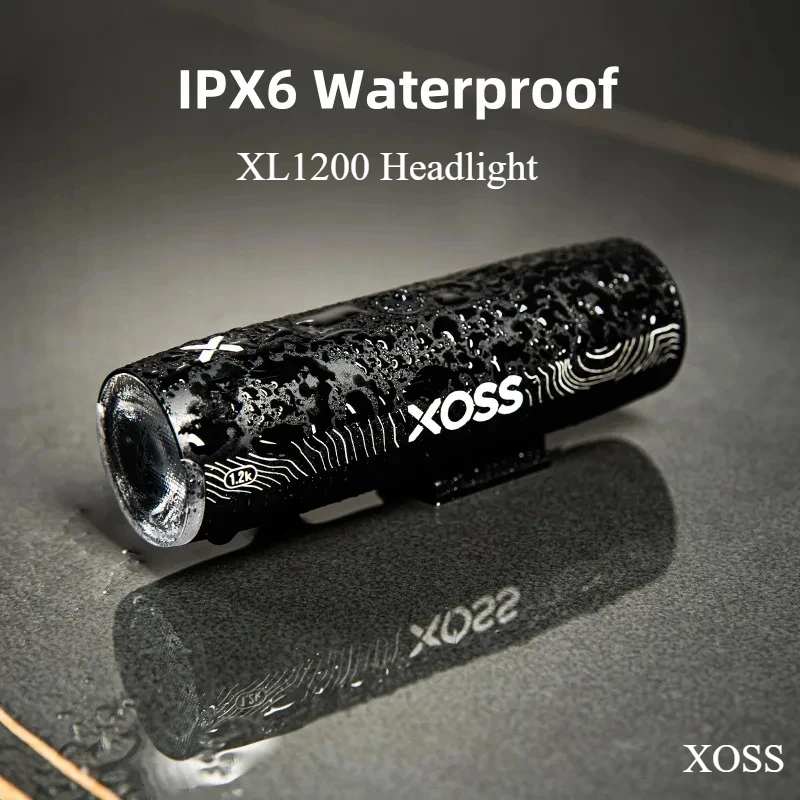 XOSS XL 200 Bike Light Headlight Waterproof Type-C Rechargeable ROAD MTB Front Lamp Bicycle Flash Flashlight Light