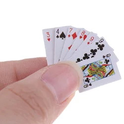 2set Mini Playing Cards Paper Poker Cards Tiny Deck of Cards Small Funny Playing Cards Small Deck Cards for Teens and Adults