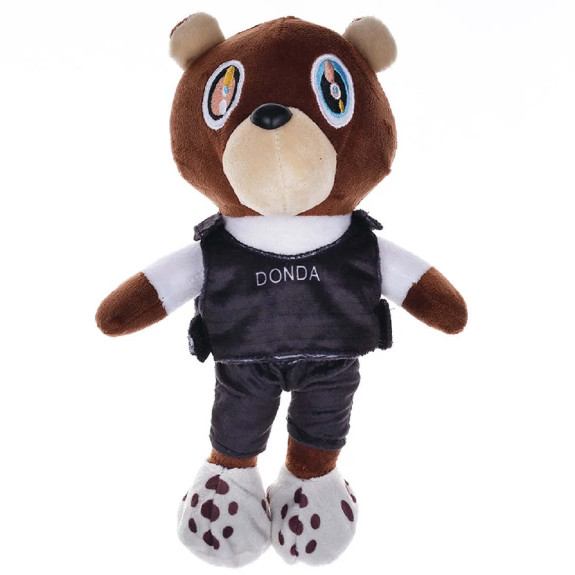 Kawaii Kanye Dropout Bear Teddy Bear Plush Toys Kanye West Graduation Soft Stuffed Home Room Decor Dolls for Kid Birthday Gift