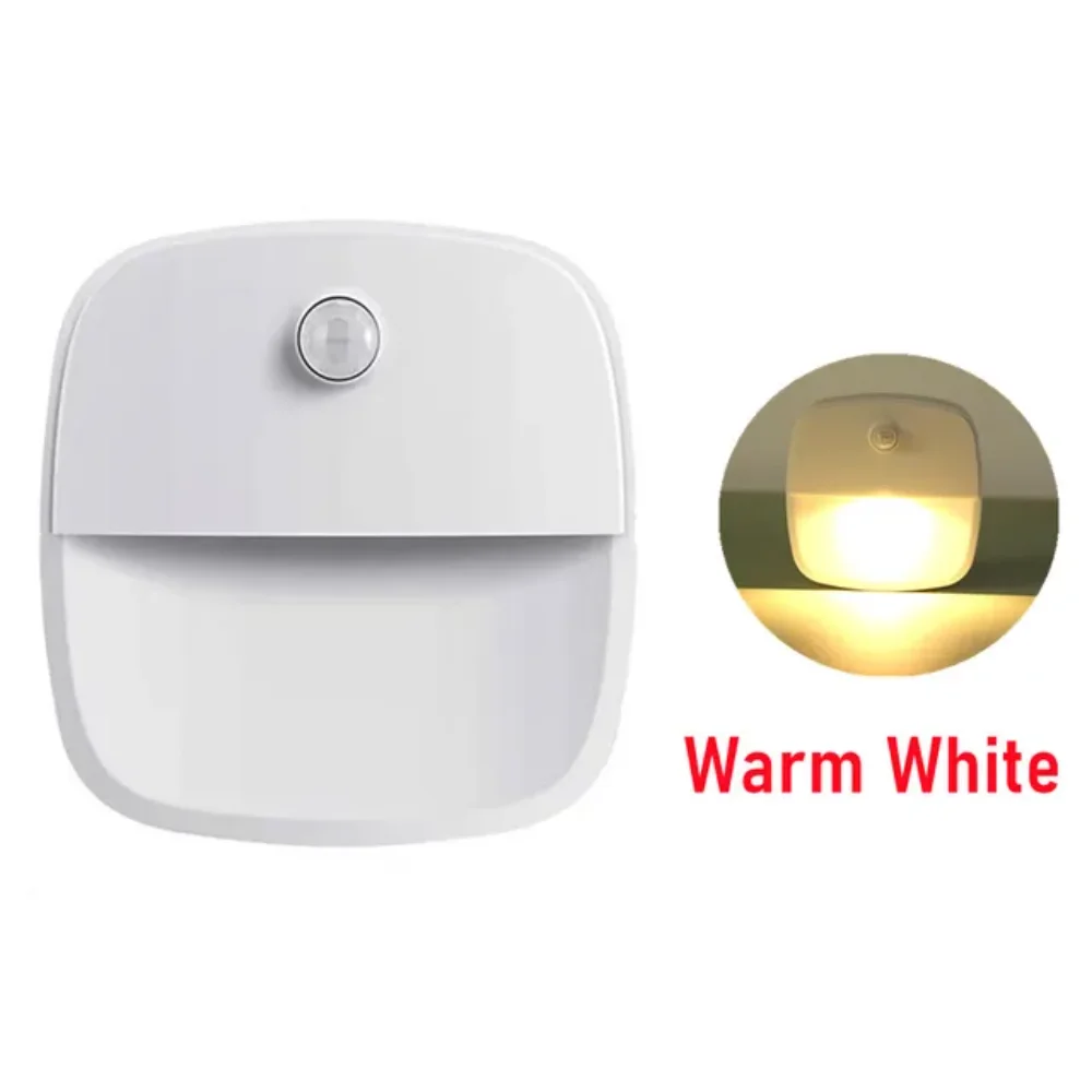

2Pcs Motion Sensor Light Wireless Night Lights AAA Battery Powered Bedroom Wall Staircase Closet Aisle Body Induction lights