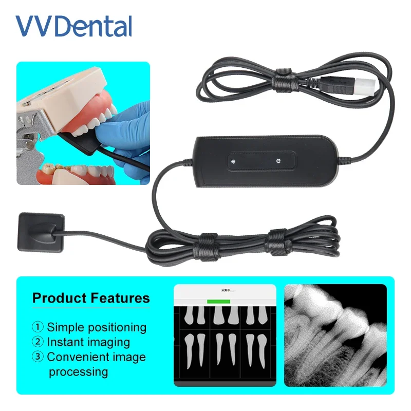 2026 New VV. Digital X-Ray Sensor Radiovisiograph Intraoral Ima. System For Adult/Children 2 Year Warranty . Rvg Sens