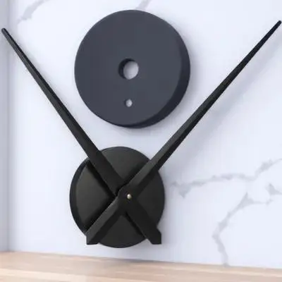 

3D Diy Large Hands For Wall Decor Black Quartz Clock Mechanism No Silent Movement Home Art Decoration Needles Wall Clock