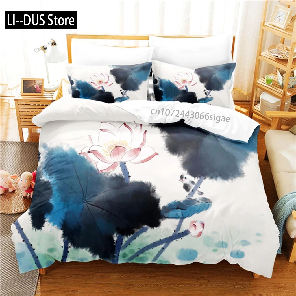 

Lnk Painting Bedding Set Duvet Cover Set 3d Bedding Digital Printing Queen Size Bedding Set Fashion Design