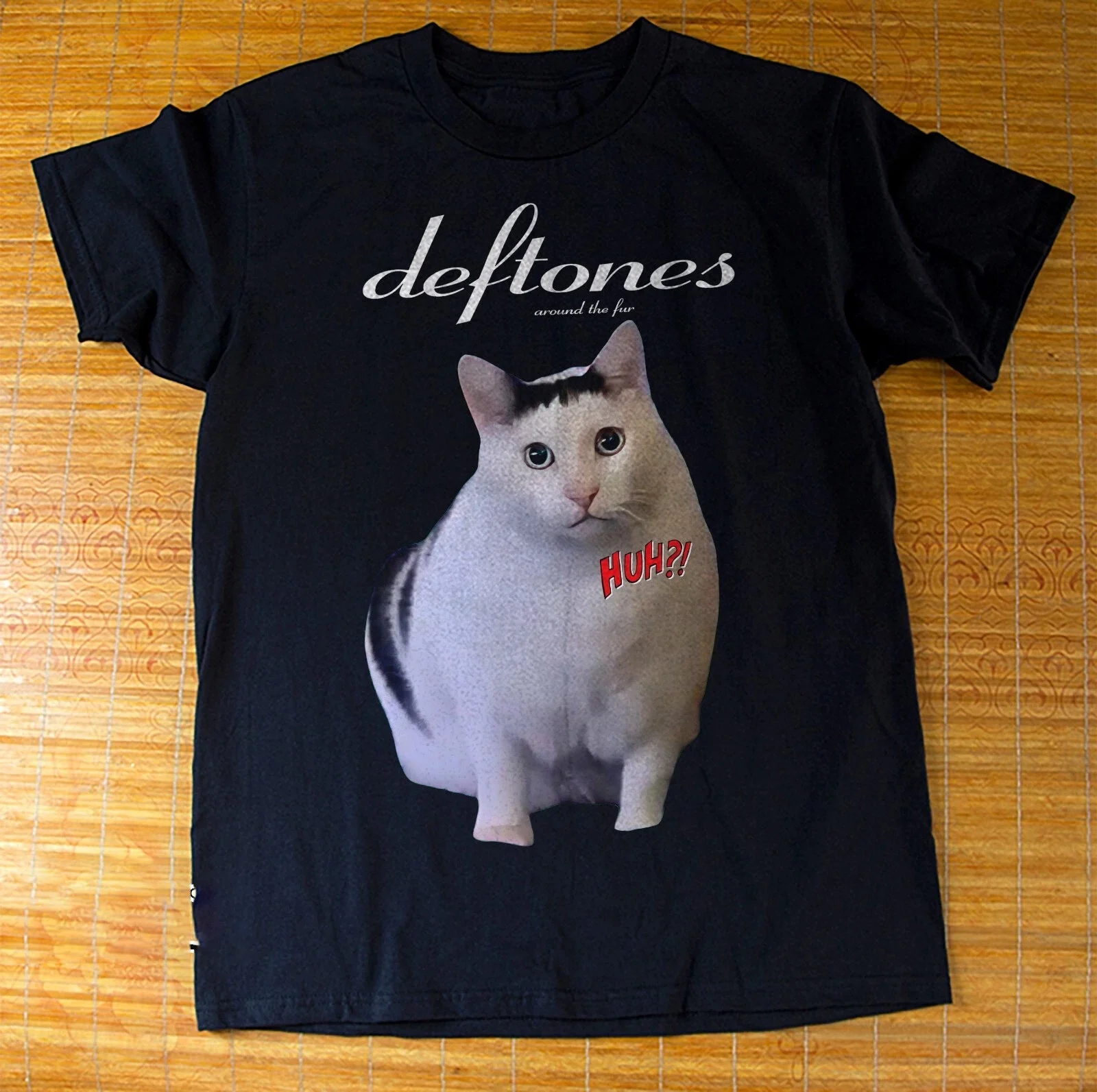 2026 حار جديد القط ميمي قميص أسود خمر المرأة الرجال القطن المحملة الاتجاه عادية كبيرة الحجم