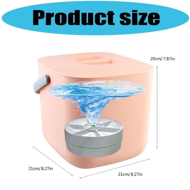 918D Máy rửa chén động mini trái cây và máy làm sạch không dây thực vật nhanh chóng loại bỏ thiết bị rửa bàn làm việc bằng