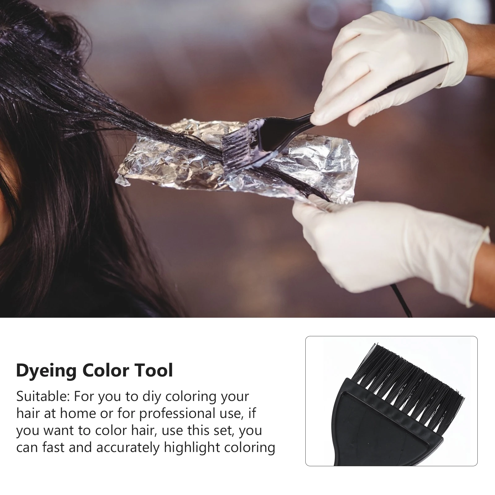 

Silicone Hair Cape Kit Color Bonnet Tools Stainless Hair Highlight Kit Steel Highlight Home DIY Salon Use Women Gifts