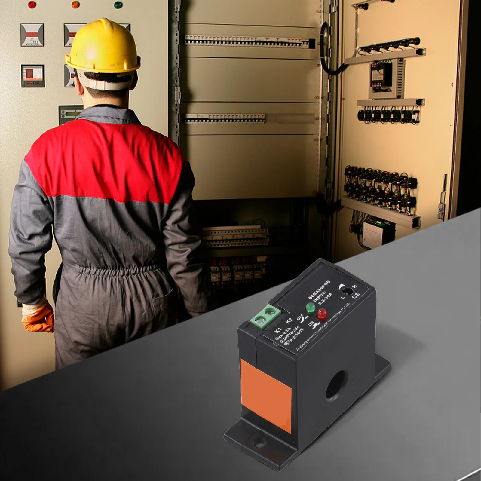 Adjustable Self Powered Flameproof AC Current Sensing Switch For Monitoring And Control Of Automated Industrial Machinery