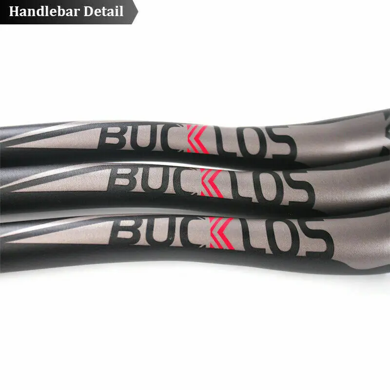 BUCKLOS Bicycle Handlebar  Aluminum Alloy 25.4/31.8mm  Mtb Handlebar 660/720/780mm  Bike Flat/riser Bar Mountain Bike Part