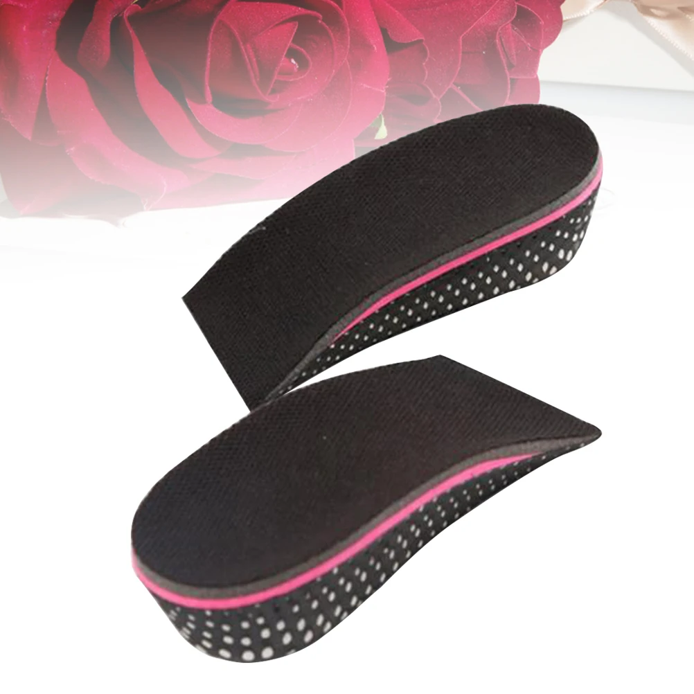 

1 Pair 5Cm Height Increase Insoles Invisible Heel Lift Inserts For Men Women Eva Non-Slip Shoe Lifts Deodorant Shockproof Fit