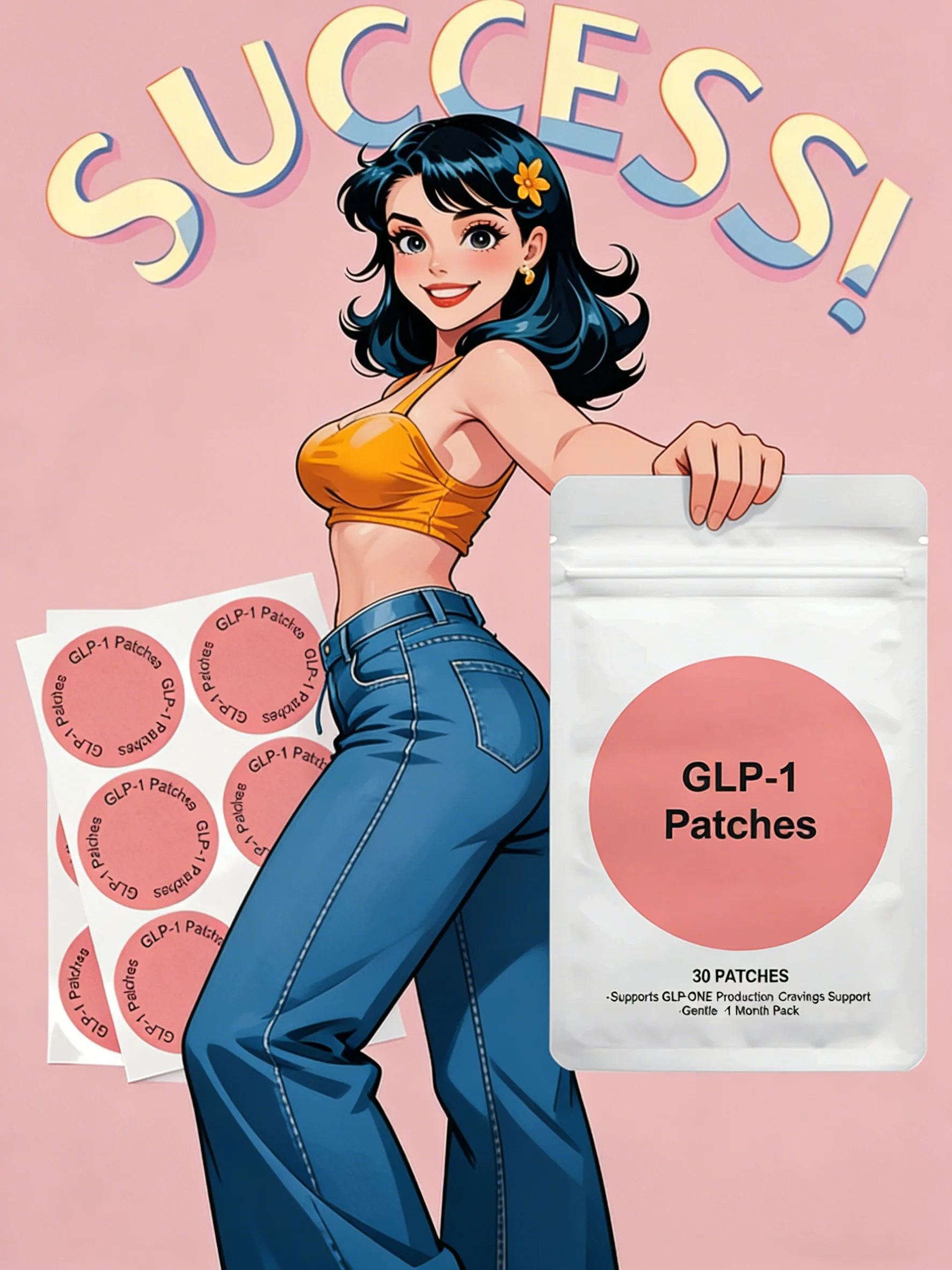 

GLP-1 Patches of weight loss product, effectively burns fat and gives you a slim figure.