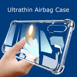 Ultrathin Clear Airbag Phone Case for Huawei Nova 6 5 5i 5T 5z 4 4e 3 3i 2 2S Plus SE Soft TPU Crystal Shockproof Cover Nova5T