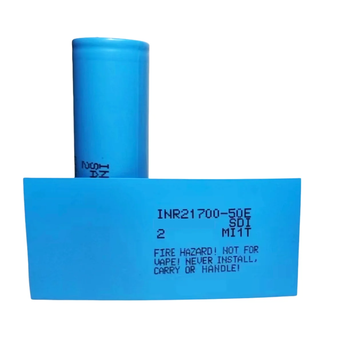 

INR21700-50E lithium battery heat shrinkable sheath pet insulation sleeve renovation battery accessories blue sleeve