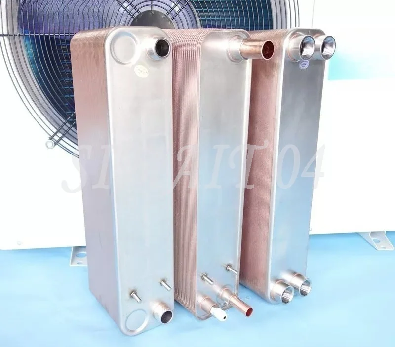 Air conditioning R410R23 high pressure resistant, stainless steel heat exchanger plate evaporator condenser