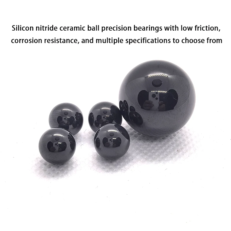 G5 SI3N4 Precision Silicon Nitride Ceramic Ball 1.5/2.5/3/4/5/6/7/8/9/11/12/15/16/17mm High-precision Ceramic Ball  Customizable