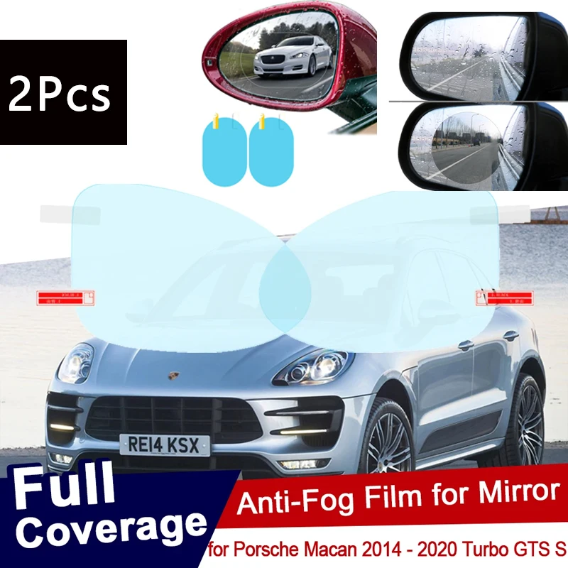 

For Porsche Macan 2014 2015 2016 2017 2018 2019 2020 Turbo GTS S Anti Fog Film Rearview Mirror Rainproof Anti-Fog Films Car Part
