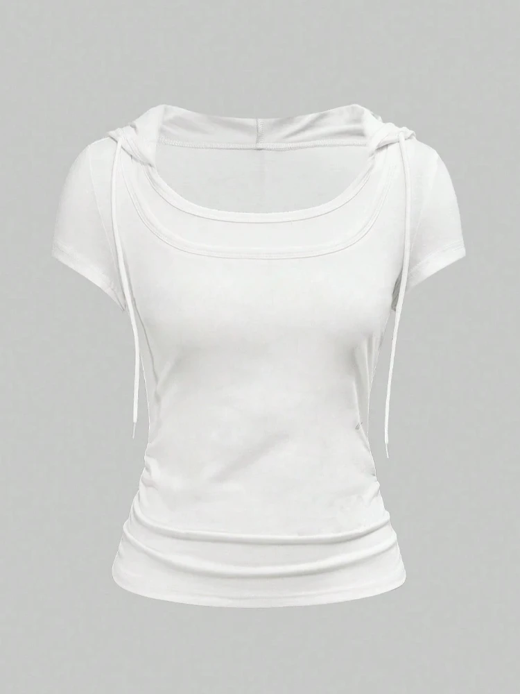 صيف جديد وهمية قطعتين مقنعين Y2g قمة القوطية الحلو شخصية باردة الساخن فتاة نمط بلون الشرير ضئيلة المرأة #6