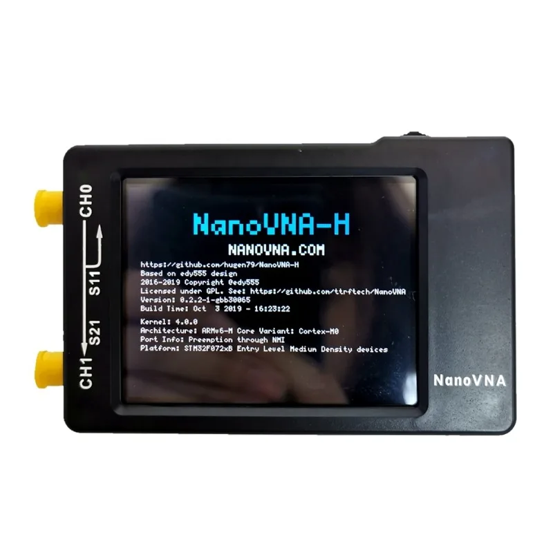 

3.4 Version 650mAh Battery Original Hugen NanoVNA-H 2.8" Touchscreen Vector Network Analyzer HF VHF UHF Antenna Analyzer