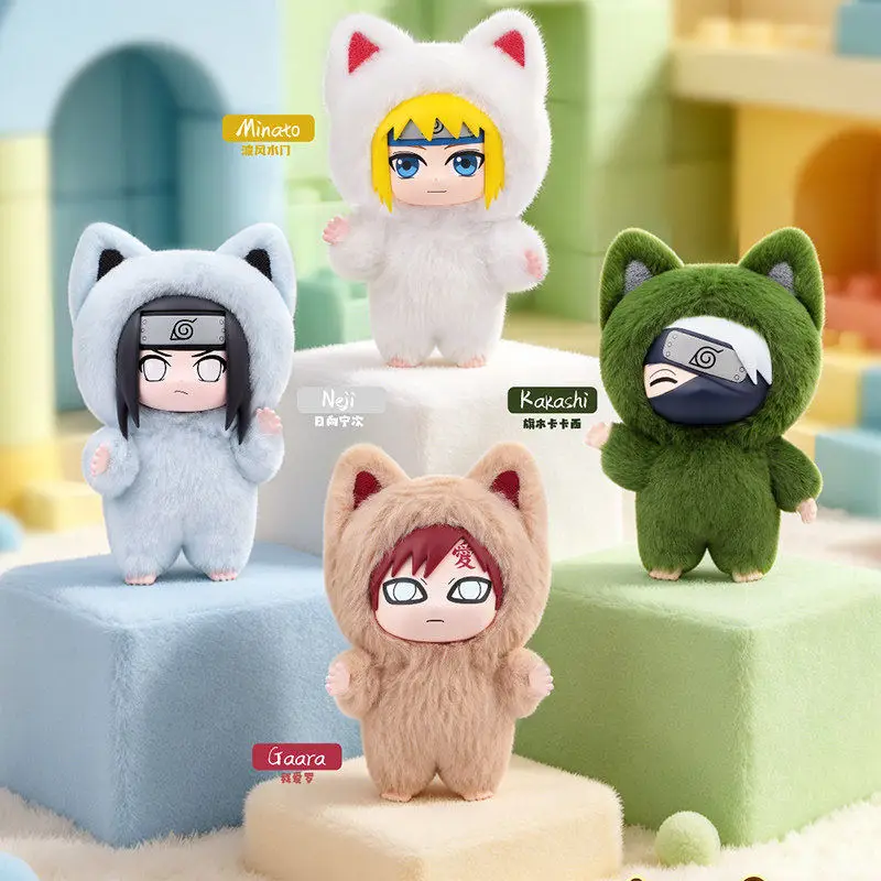 

NARUTO Cat Paradise Vinyl Plush Pendant Blind Box Surrounding Trendy Toy Dolls Mystery Box Action Figure Uzumaki Naruto Gift