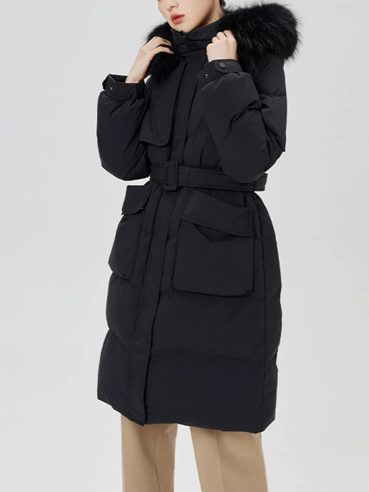 

Winter New Solid Color Women Parkas White Black Fashion Street Leisure Warm Woman Parkas Sweet Loose Coats Female Chicly