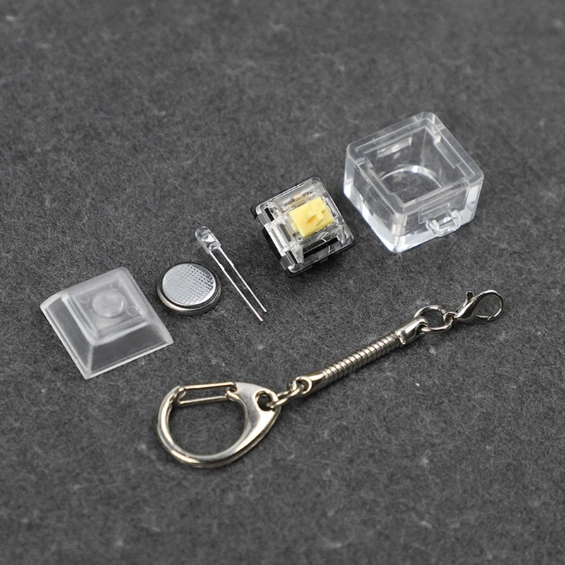 1PC Gateron Mx Tester for Mechanical Keyboard Dust-Proof Shaft Tester Shaft Cover Transparent Keycap Keychain Dropship