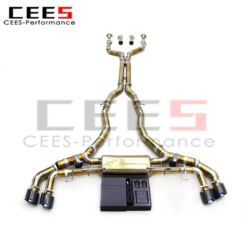 

CEES Catback Exhaust for BMW X5M/X6M F95/F96/LCI 4.4TT 2020-2024 Valve Muffler with MP Tips Valvetronic Exhaust Pipes System