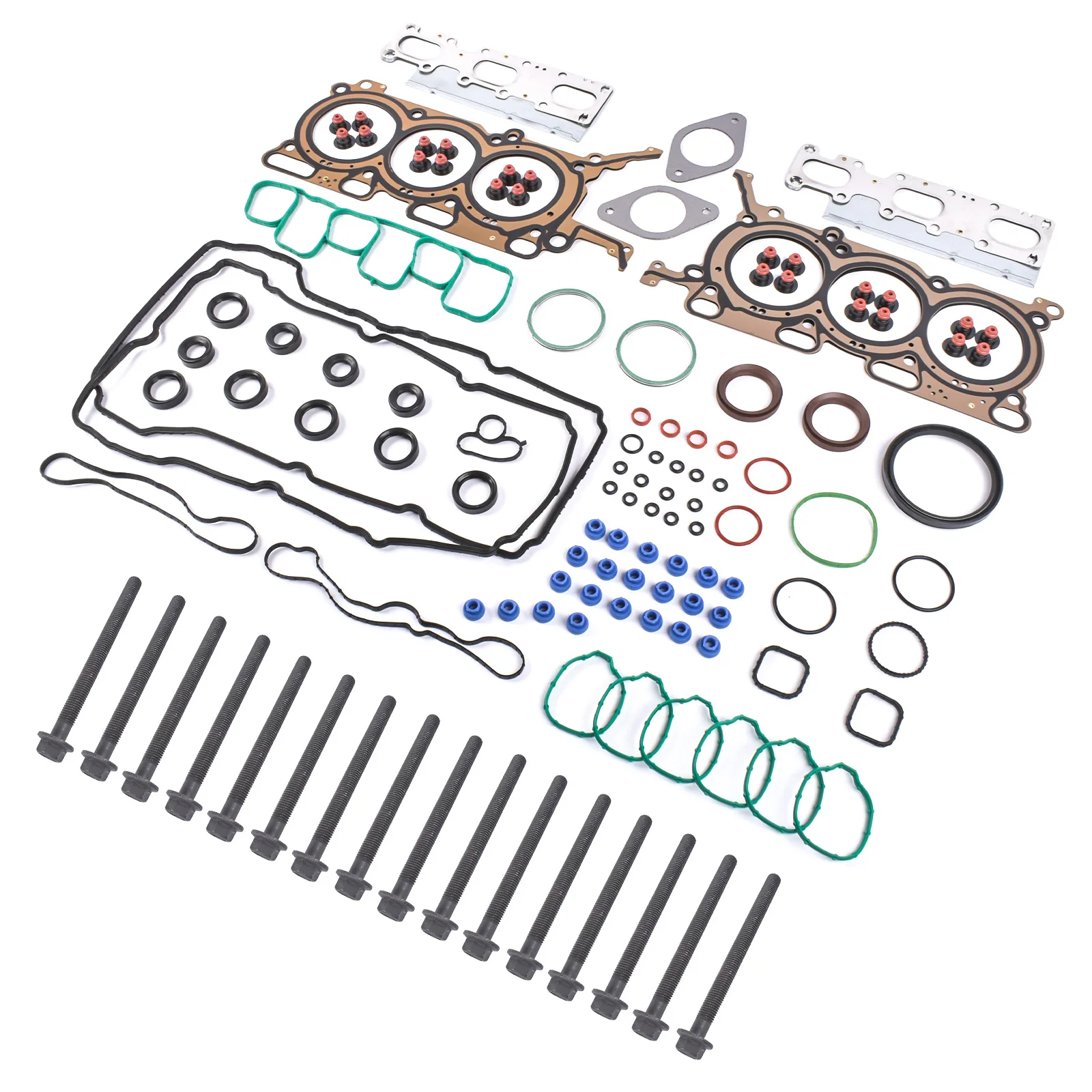AP03 For 2013-2019 Ford Taurus 3.5l 3496CC 213CID V6 Full Gasket Set Head Bolts BL3Z6571A
