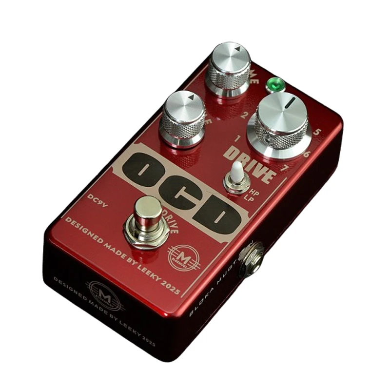 Leeky Ocd Obsessive Overdrive Effect Pedal For Guitar With Hp/lp Clip Cwitch,drive Guitar Pedal