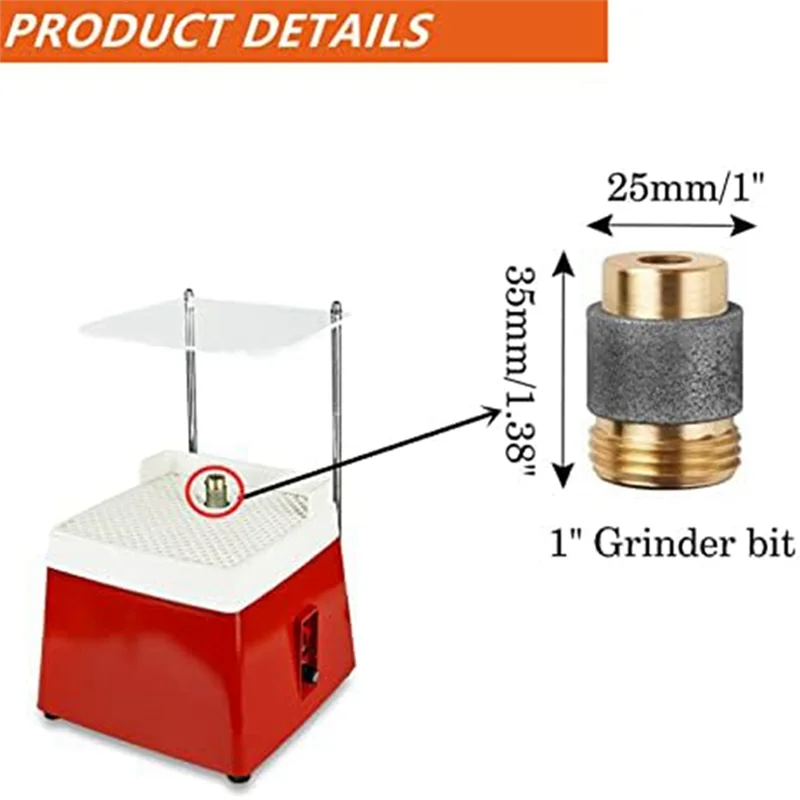 MCBL58 MCBL1 Diamond Grinding Bit Ceramic Glass Abrasive Tool Mini Portable for Diamond Glass Grinder