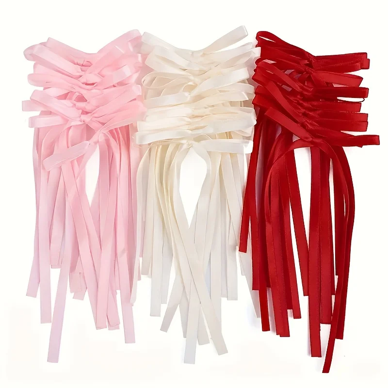 15 Stück mehrfarbige Polyester – Ribbon Bow Gift Bewertung und Preis