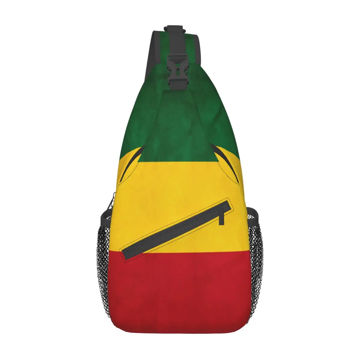 Judah Flag Rasta Small Sling Bags Chest Crossbody Shoulder Backpack Travel Hiking Daypacks Fashion Bookbag