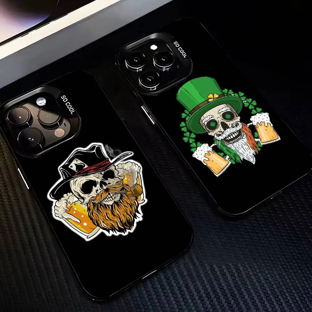 

Funny B-Beer A-Alcohol-ES Phone Case For iPhone 17,16,15,14,13,12,11 Plus,Pro Max,XS,Colorful Silver Phone case Funda Cover