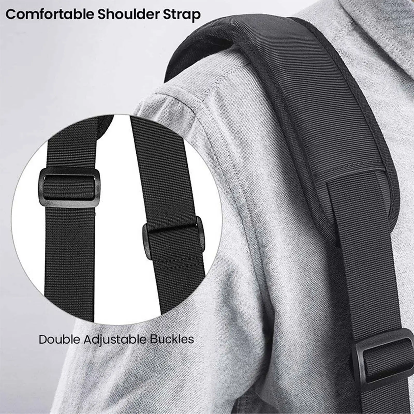 Ajustável grossa Golf Bag Shoulder Strap, Carrying Strap, Golf Bag Acessórios, Laptop