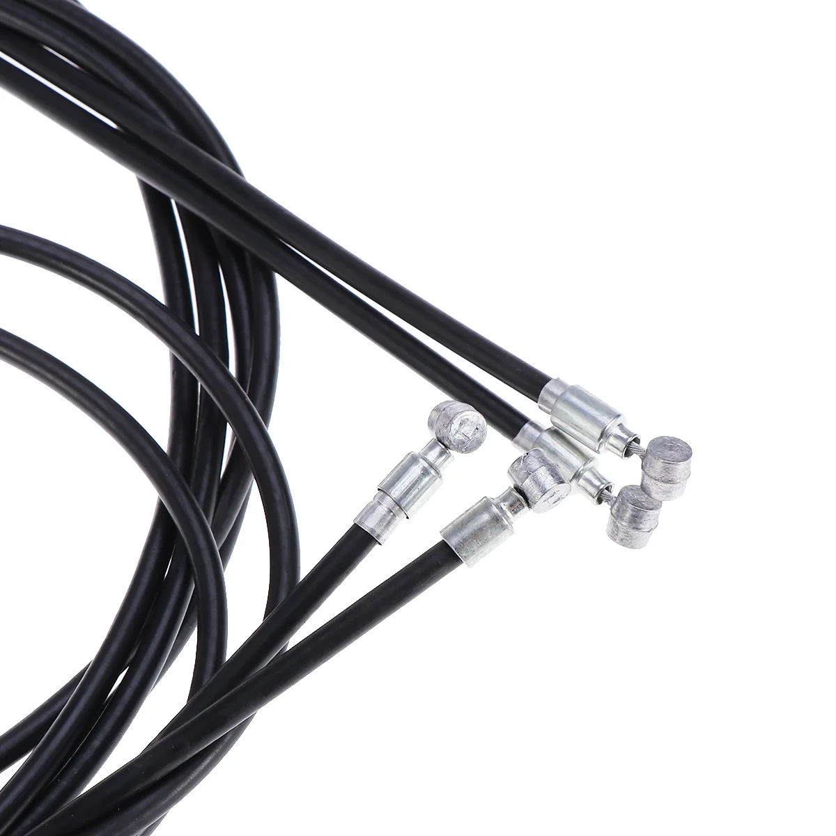 

4 pcs Bike Brake Line Rear Derailleur Cable Housing Hose Kit Black Color Long Enough Custom Length Sturdy Aluminum WaterProof