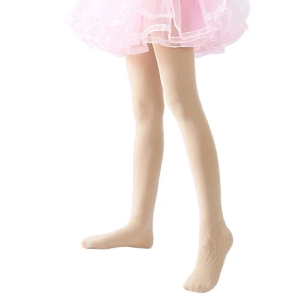 Spring Summer Elastic Kids Dance Pantyhose Breathable Soft Leggings Velvet Cute Dance Tights Toddlers