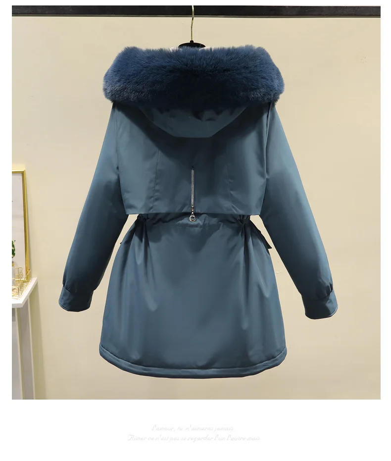 

Женская осенняя парка с подогревом, на молнии, с узлом, водонепроницаемая, антистатическая, плиссированная, с завязками, из полярного хлопка, с отложным воротником, с карманами, очаровательная