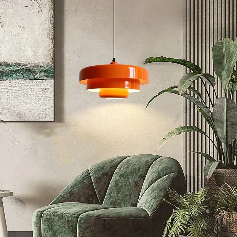 Imagem -03 - Nórdico Led Pendant Light Triplo Branco Escuro Verde Laranja Iluminação para Sala de Jantar Sala de Estar Quarto Decor Lamps Janela da Frente