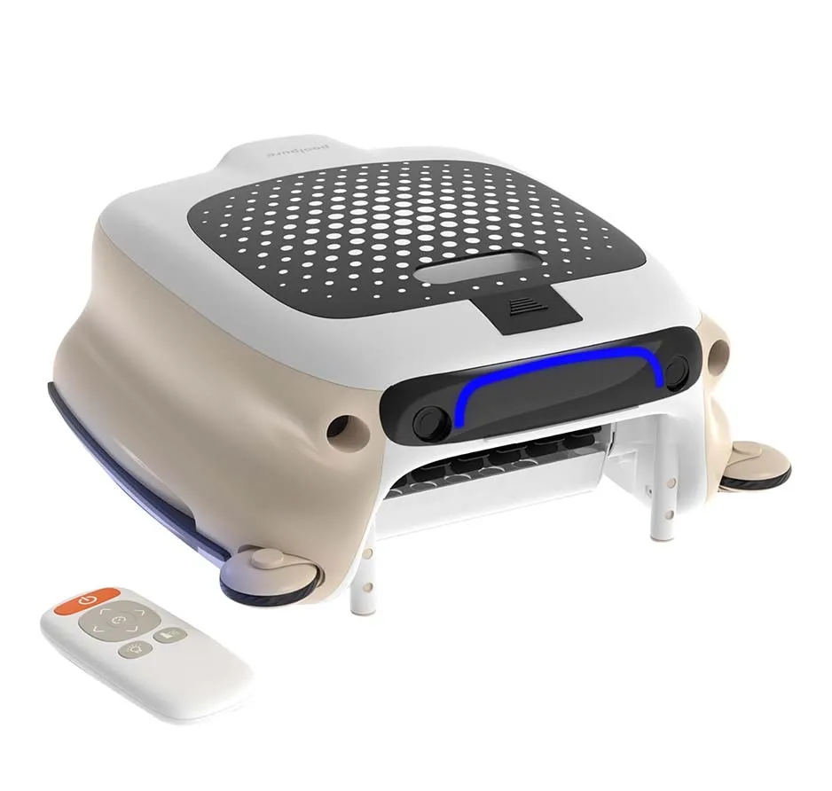 Automatically Robotic Pool Surface Skimmer Cleaner with All Day Cleaning Battery Power