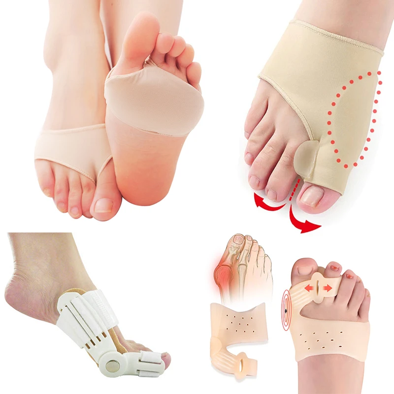 Bunion Corrector Big Toe Separator Foot Pad Cushion Heel Protector Insoles Valgus for Toe Finger Separator Feet Straightener