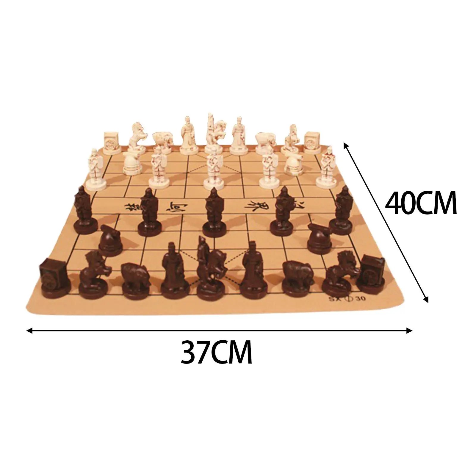 Chinese Terracotta Warrior Chess Classic Puzzle Family Brain Development 3D Resin Chess Pieces Board Game Birthday Gifts