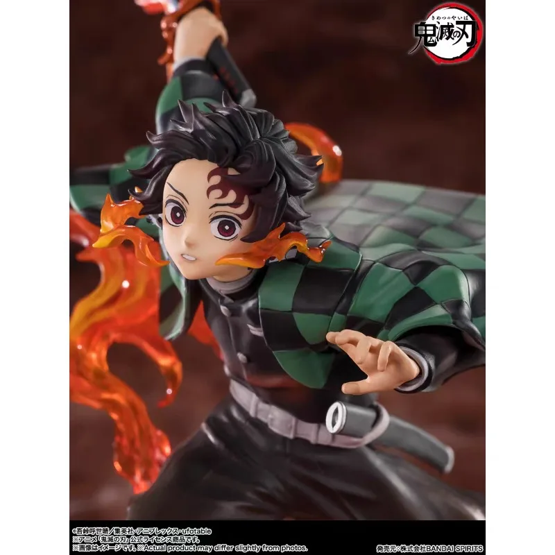 Szybka wysyłka Bandai Anime Figuarts ZERO Demon Slayer TANJIRO KAMADO KYOJURO RENGOKU'S SWORD GUARD ver Oryginalny Model Zabawka Figurka Akcji