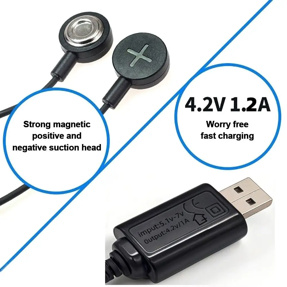 1 Stück Magnetisches Lithium-Batterieladegerät Universelles USB-Batterieladekabel 3,7V 4,2V USB Magnetisches Ladegerät – Detail 4