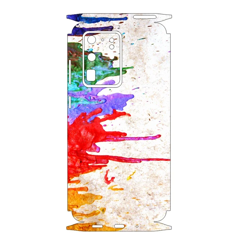 3D Colorful Cute Pattern Matte Skin Film Full Body Phone Sticker For SAMSUNG Galaxy S20 Ultra Note 10 Plus Note20 Back+Side Wrap