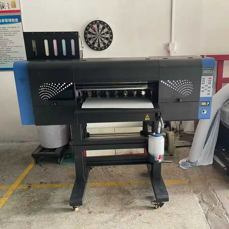 Used 24 inch Xeda DTF Printer with 4 I3200 A1 Printheads T Shirt Transfer Machine 60CM Belt Vibrator and Dryer for Sale