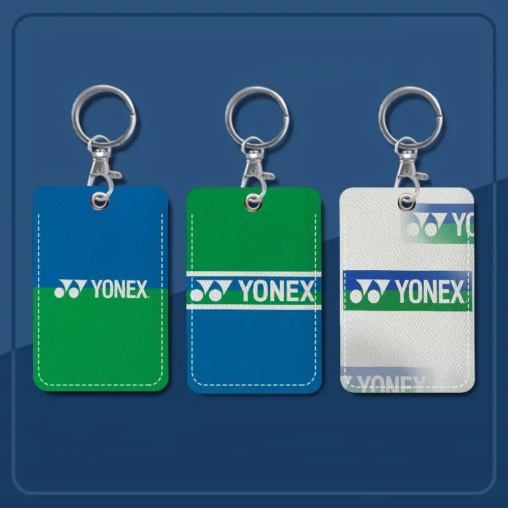 Llavero de Moda con Diseño de Bádminton Y-Yonex, Colgante de Anime, para Bolsos, Tarjetas de Identificación, Tarjetas de Autobús, Bonito Regalo de Cumpleaños para Adultos
