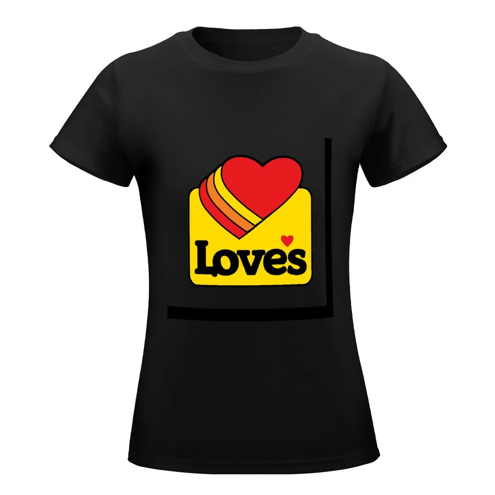 Loves truck stop women T-Shirt Short sleeve tee summer tops t-shirt dress for Women long