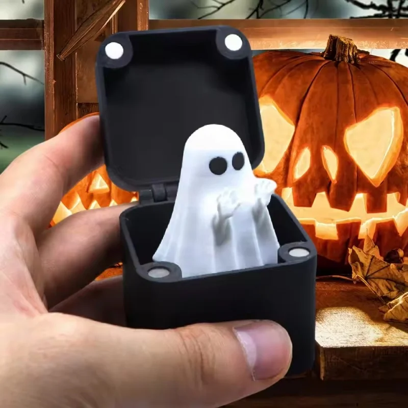 

2025 New Funny Middle Finger Ghost - Halloween Creative Trick Ornament, Surprise Gift for Family, Friends & Party